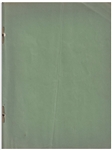 Moe Howard's 32pp. ''Egyptian Picture'' Script Dated October 1938 for The 1939 Three Stooges Film ''We Want Our Mummy'' -- With Moe's Annotation in Pencil, Including Signature -- Very Good Condition